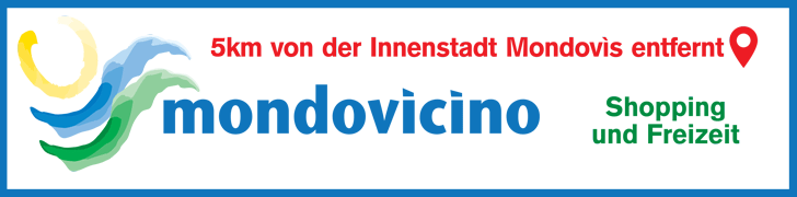 Mondovicino Shopping und Freizeit
